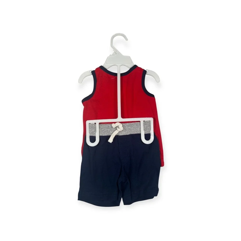 Carter's USA Outfit Set Sleeveless Top‎ Shorts Patriotic Baby 6 Months